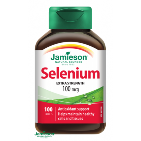 JAMIESON Selen - Селен 100 мкг, 100 таблеток